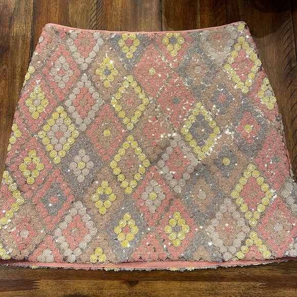 Caroline Constas New York two piece sequin top/skirt set size 4 - Picture 3 of 4